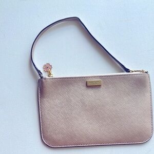 Kate Spade ♠️ Rose Gold wristlet